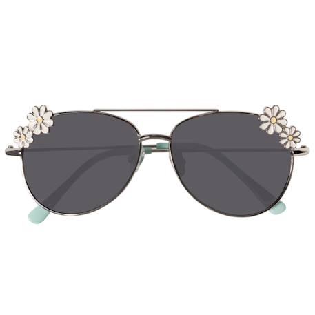 Bébé-Accessoires-Lunettes de soleilpilote métallique avec marguerites