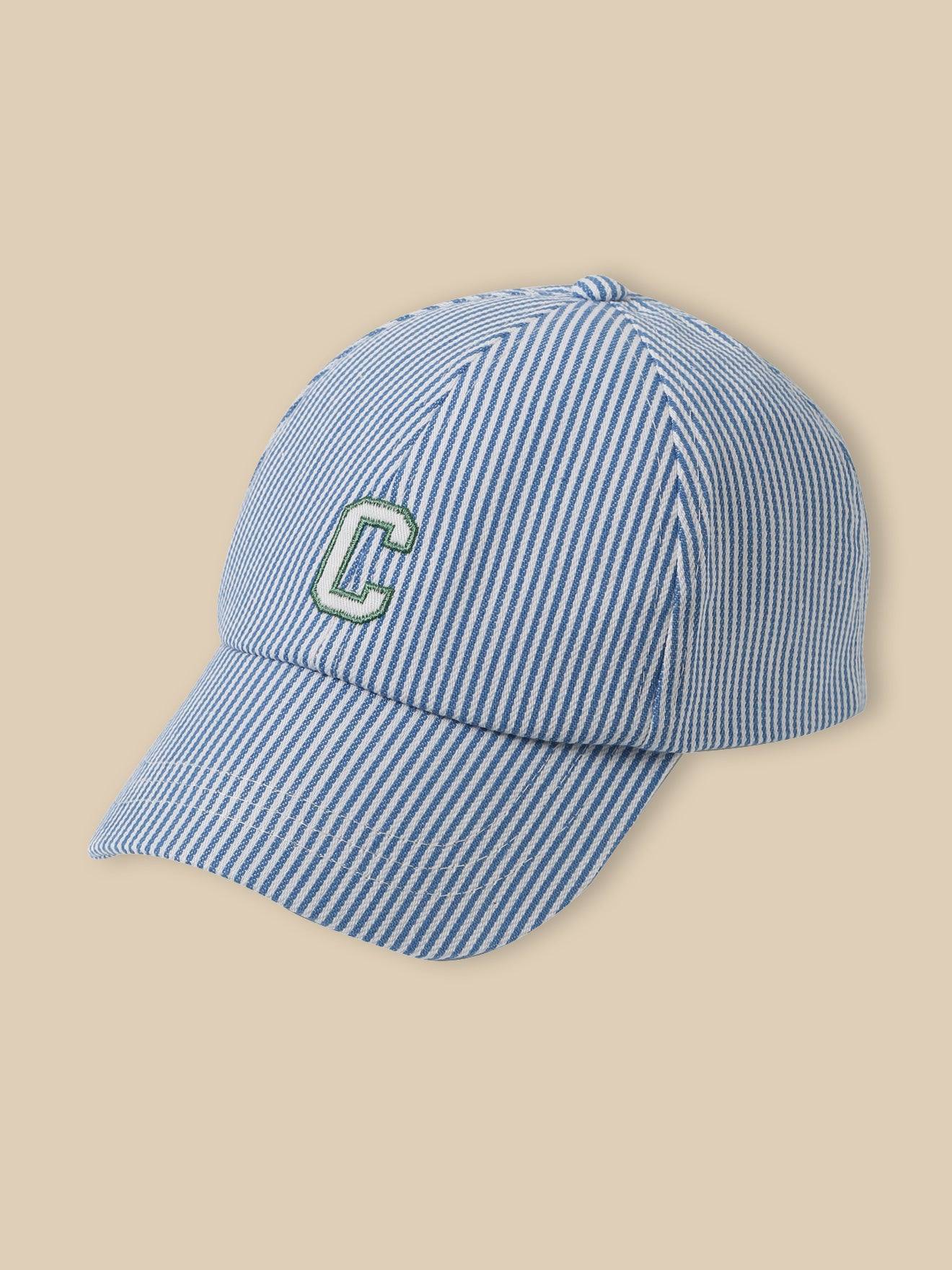 Casquette Rayée Bébé Rayure Bleue