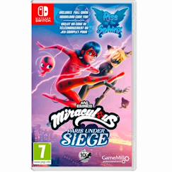 Jouet-Jeux vidéos et jeux d'arcade-Jeux d'arcade-Miraculous paris under siege et rise of the sphinx switch