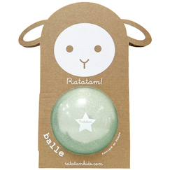 Jouet-Ballon paillettes or (10 cm)