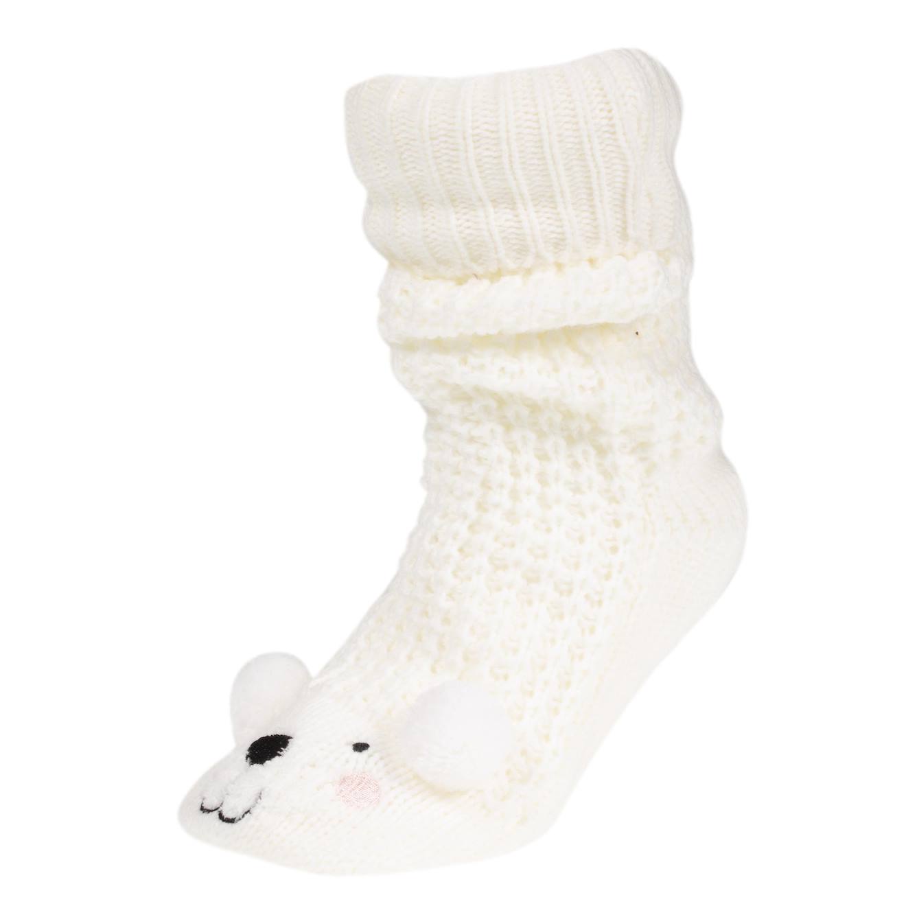 Chaussettes D'intérieur Blanc