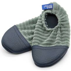 Chaussures-Chaussures fille 23-38-Chaussons bébé d’intérieur en velours doux