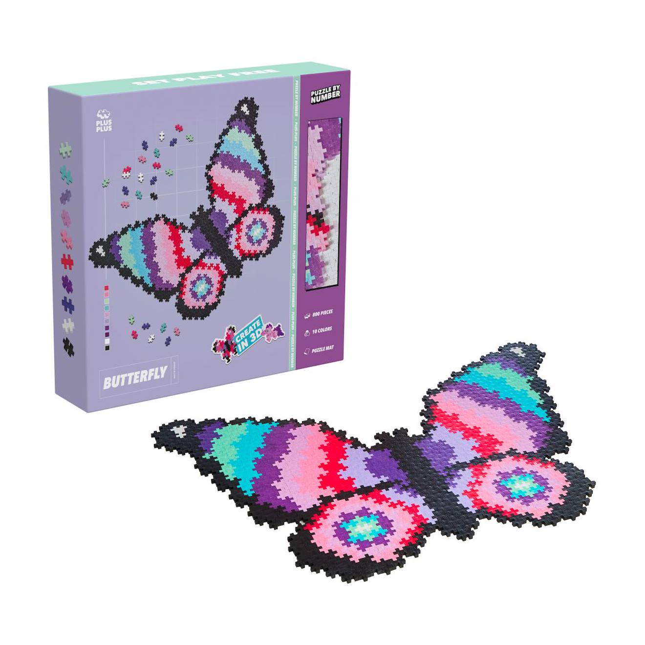 Puzzle Papillon 800 Pcs Multicolore