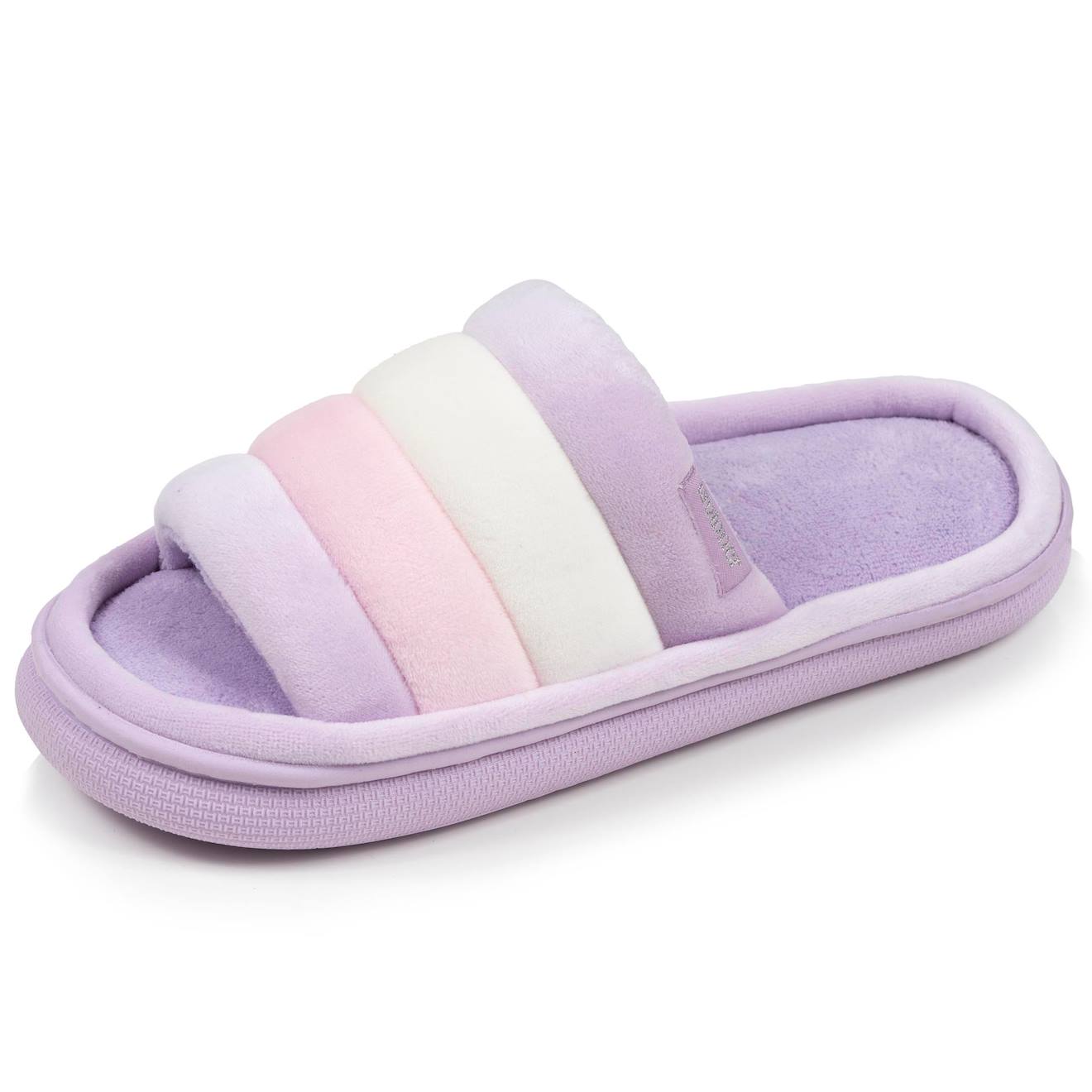 Chaussons Mules Ouvertes Velours Semelle Bloup Xtra Confort Multicolor 22 €