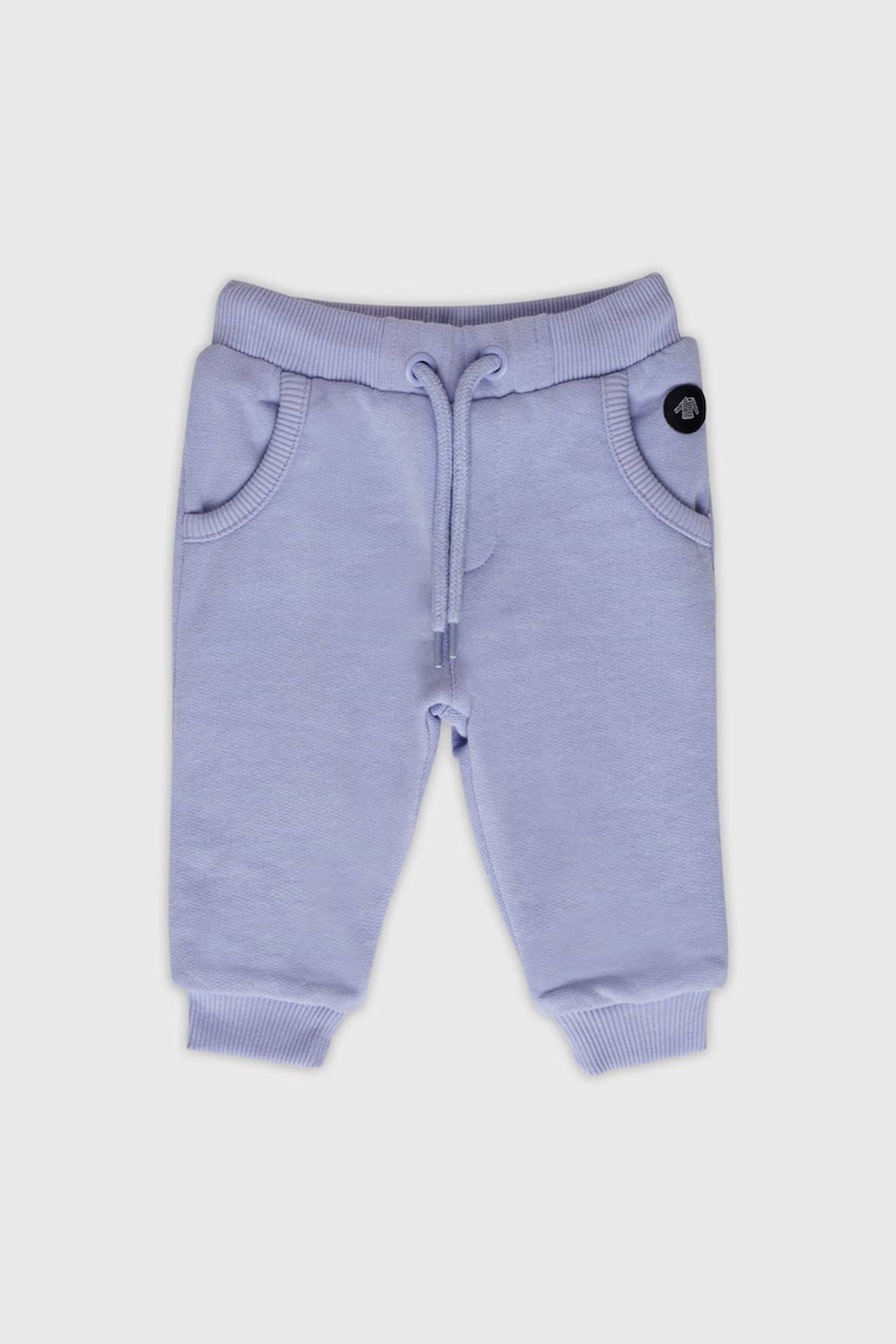 Pantalon Molletonn En Coton Bb Bleu Lavande E24 39 €
