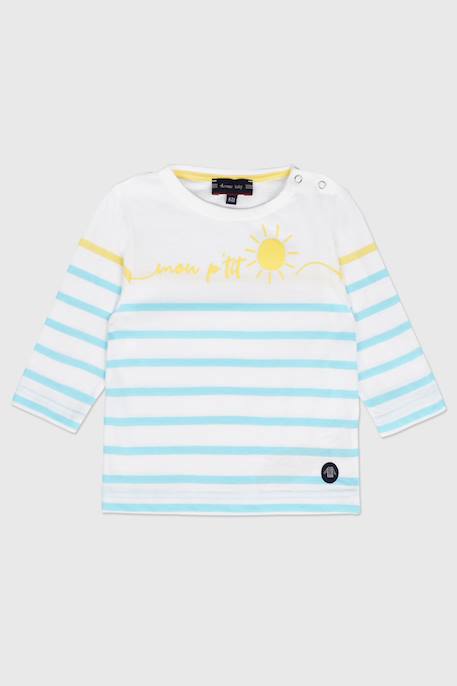Bébé-Marinière en coton léger petit crabe bébé