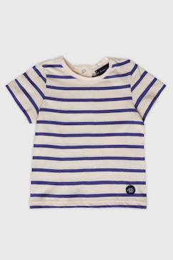 -Marinière manches courtes bébé - coton léger