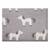 Couverture en coton bio gots Écru, dino+Écru, hippo+Écru, motifs bleu+Gris, champi+Gris, chatons+Gris, flammant rose+Gris, licorne+Multicolore, toucan+Rose, chat 38 - vertbaudet enfant 