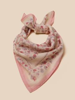 -Foulard fleurs fille - coton biologique