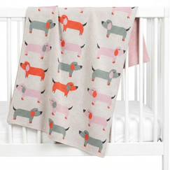 Puériculture-Chancelières, plaid-Plaid-Couverture en coton bio gots