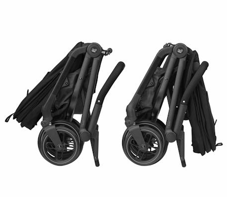 Poussette ultra compacte leona2 Twillic black+Twillic graphite+Twillic green+Twillic truffle 4 - vertbaudet enfant 