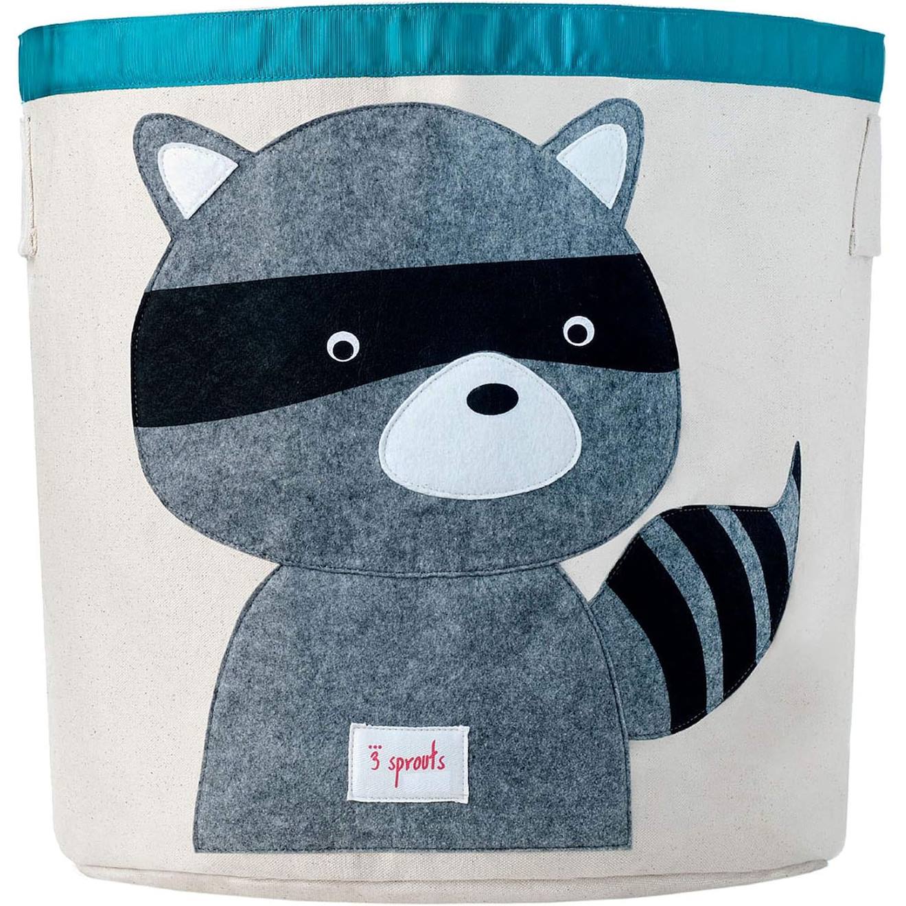 Sac À Jouets Raton Laveur Gris