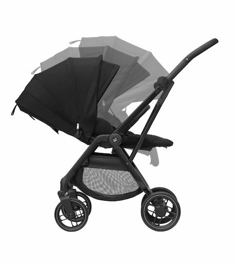 Poussette ultra compacte leona2 Twillic black+Twillic graphite+Twillic green+Twillic truffle 2 - vertbaudet enfant 