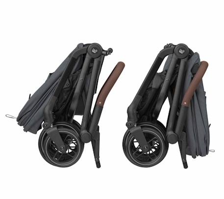 Poussette ultra compacte leona2 Twillic black+Twillic graphite+Twillic green+Twillic truffle 10 - vertbaudet enfant 