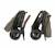 Poussette ultra compacte leona2 Twillic black+Twillic graphite+Twillic green+Twillic truffle 22 - vertbaudet enfant 