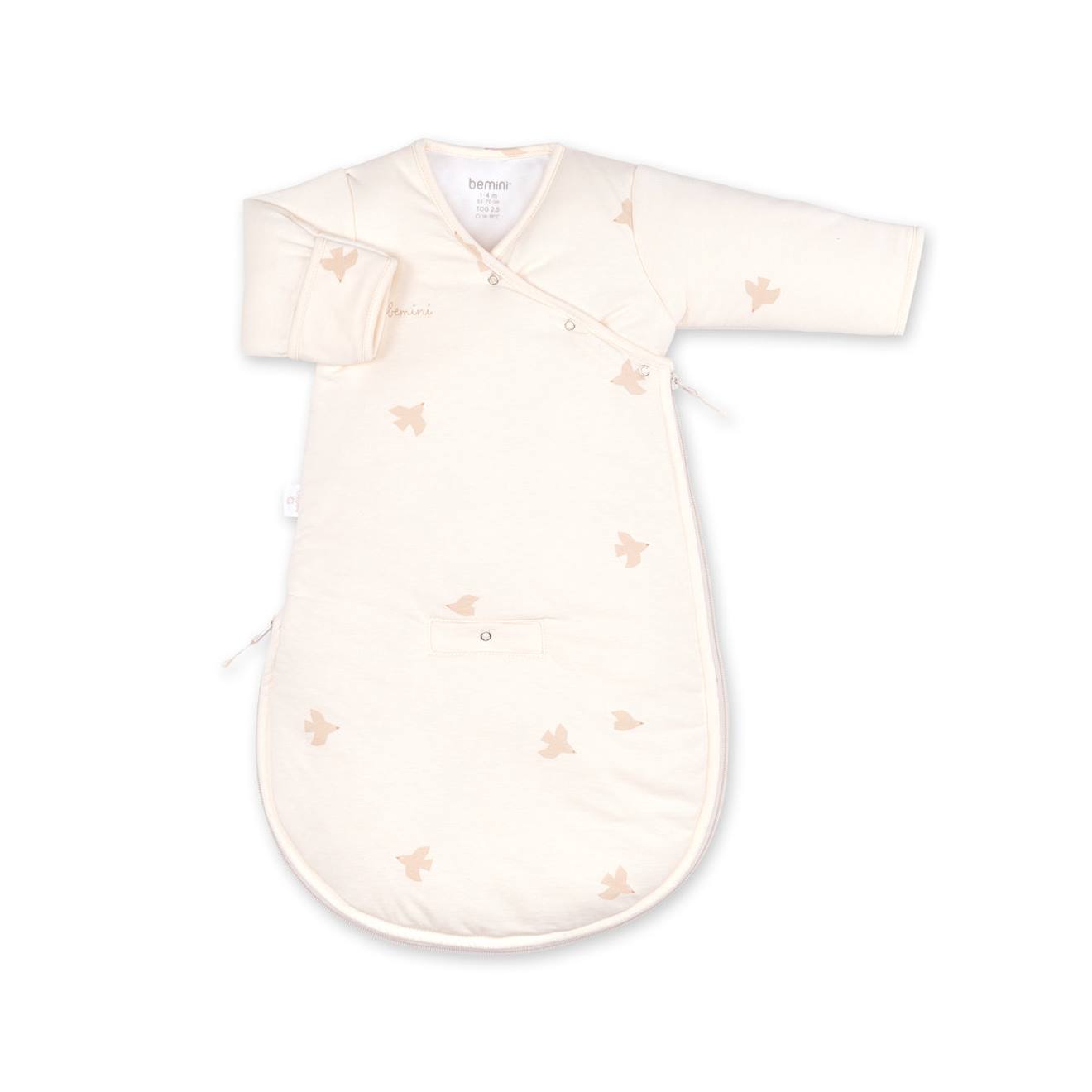 Gigoteuse Avec Moufles Hiver - Tog 2.5 Cocon Moelleux Piuma Ecru (Bemini) - Couverture