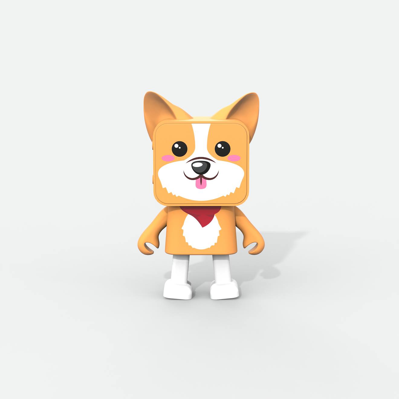 Enceinte Bluetooth Dancing Animal Corgi Multicolore