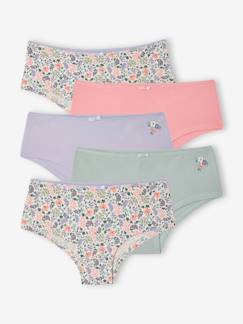 Lot de 5 shorties fille  - vertbaudet enfant