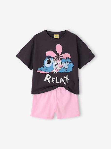 Fille-Pyjashort Lilo et Stitch