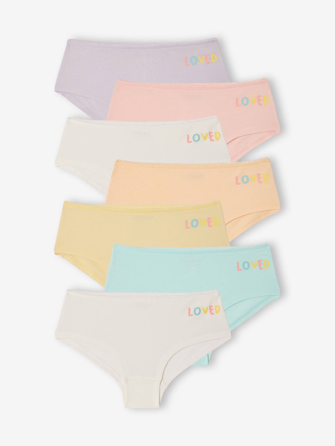 Lot 7 shorties basics rose