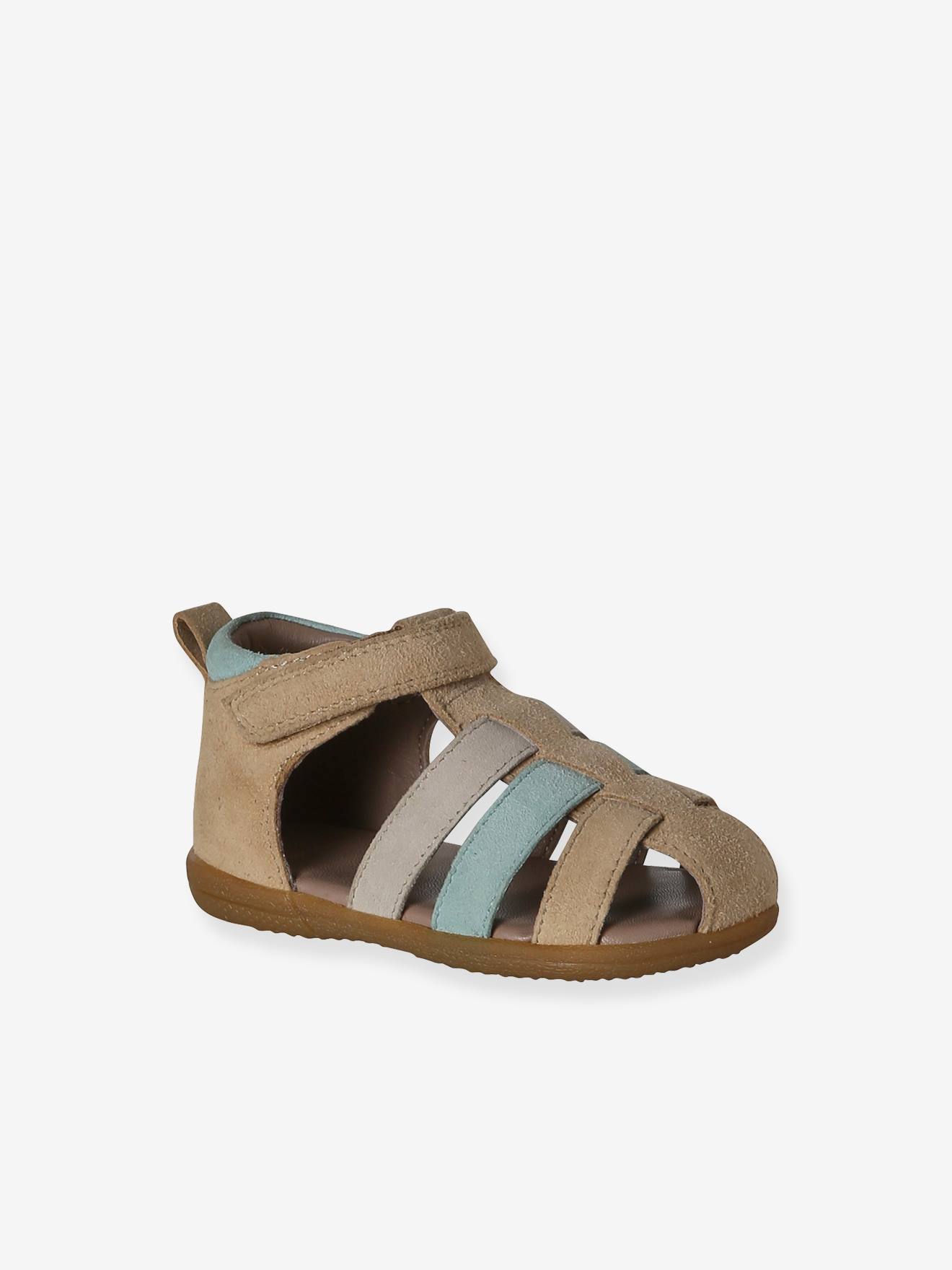 Chaussures premiers pas bébé scratchs lot beige Chaussures premiers pas bébé scratchs lot beige