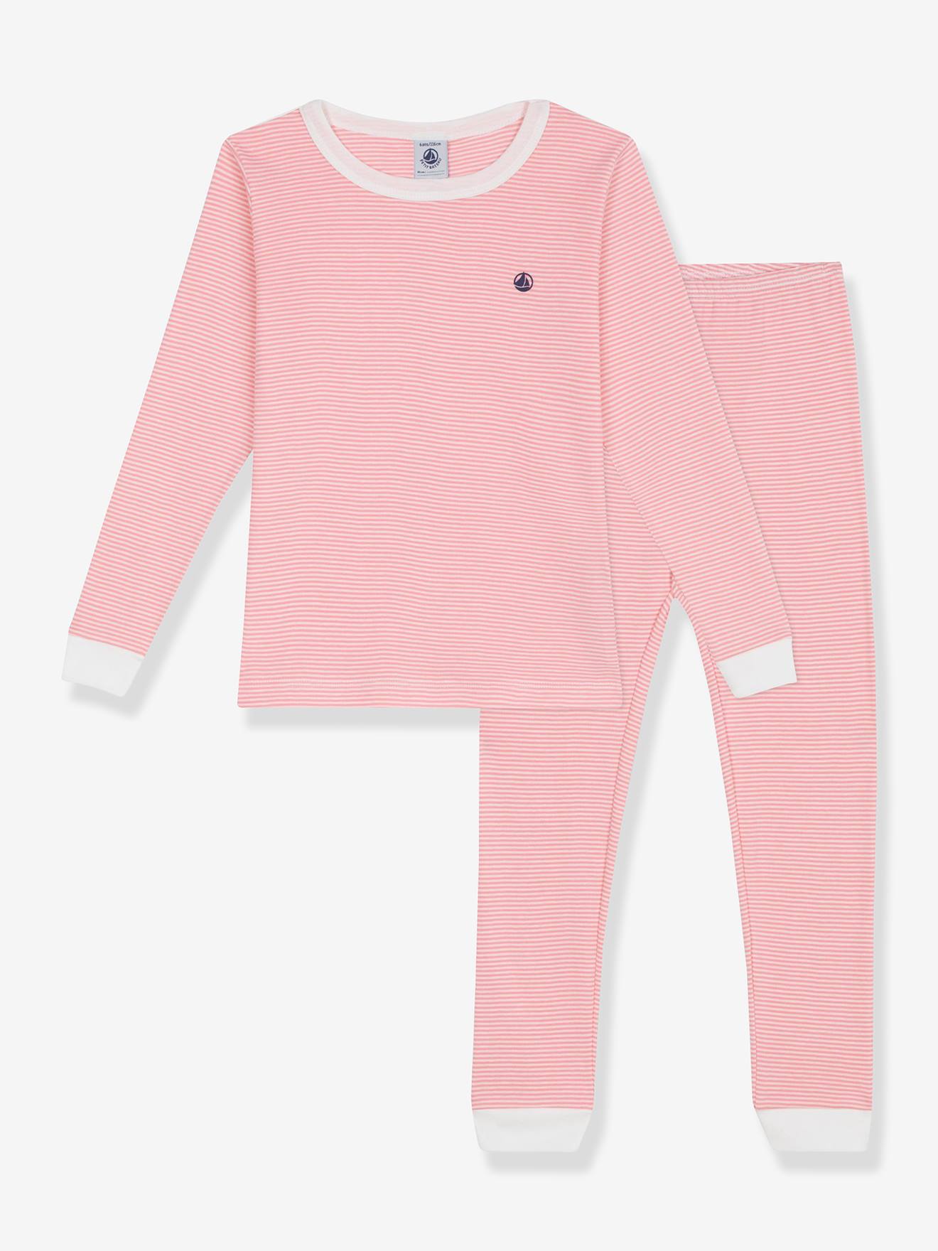 Pyjama enfant coton Petit Bateau rose