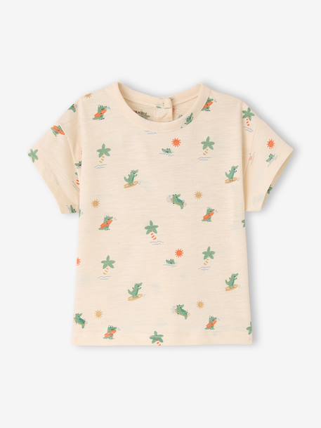 Bébé-T-shirt, sous-pull-T-shirt-T-shirt palmiers coton bio