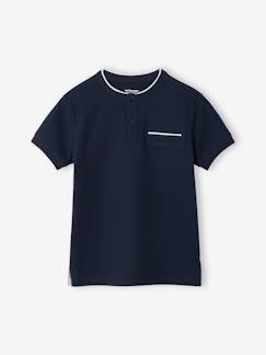 Garçon-T-shirt, polo, sous-pull-Polo garçon col Mao 