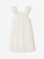 Robe évasée coton broderie blanc 1 - vertbaudet enfant 