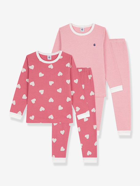 Fille-Lot de 2 pyjamas coton Petit Bateau