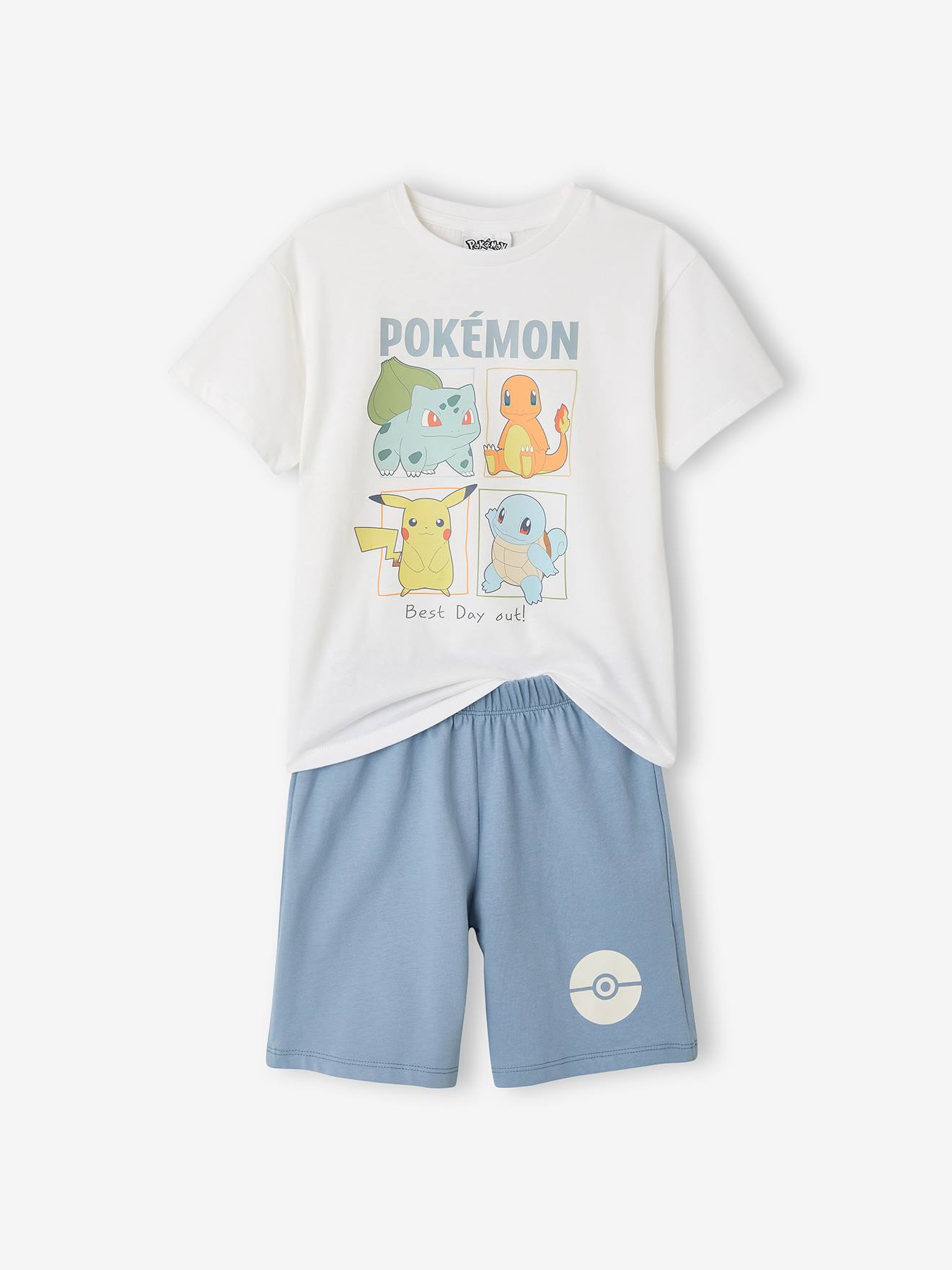 Pyjashort Pokémon bleu glacier