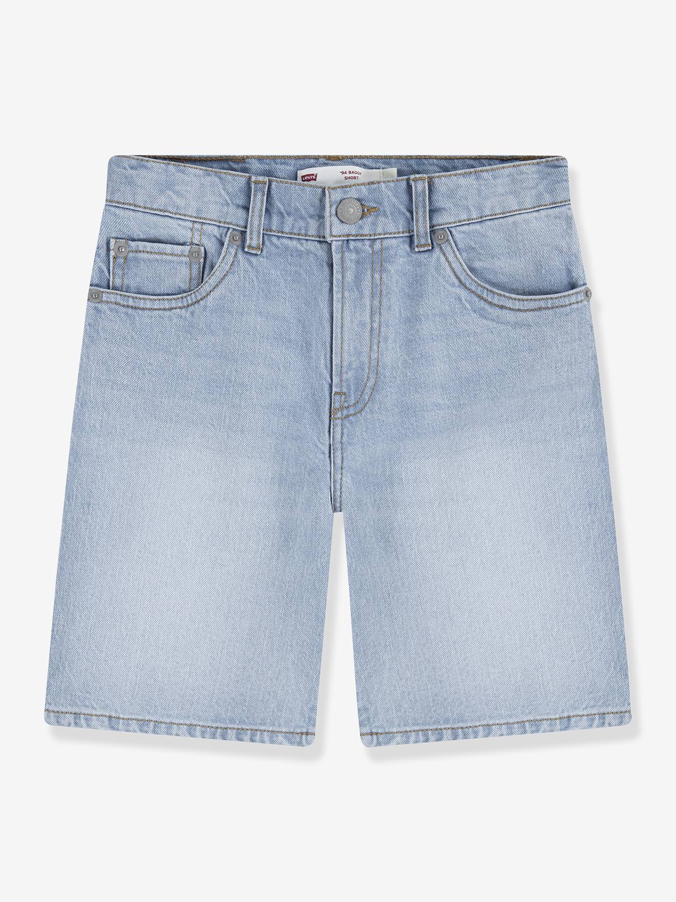 Short baggy enfant denim Levis Kid's denim bleached