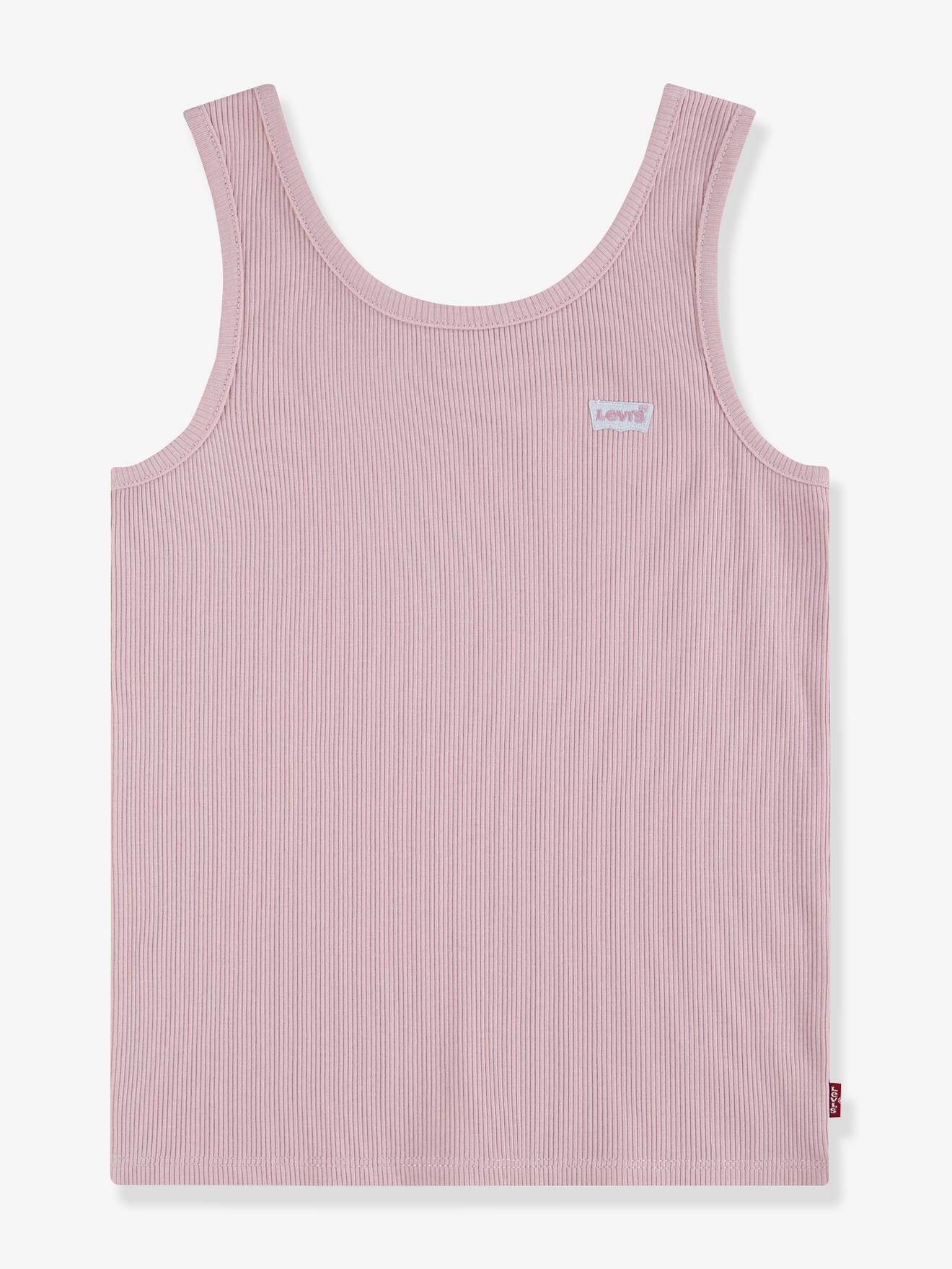 Débardeur côtelé enfant LEVIS rose