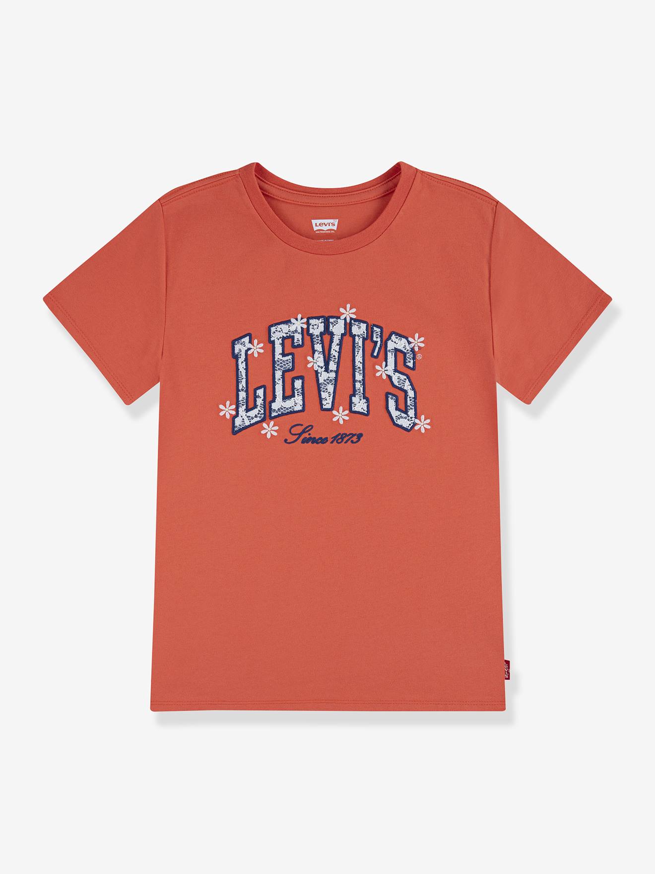 T shirt dentelle Levis corail 18 €