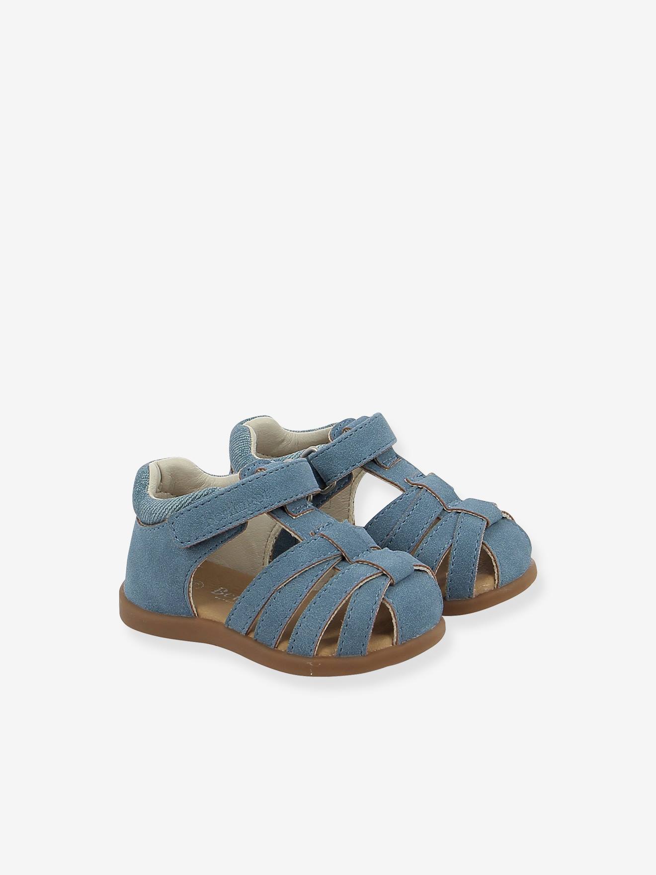 Sandales fille Berlingot bleu jean Sandales fille Berlingot bleu jean