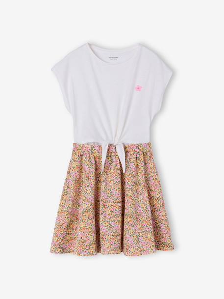 Fille-Robe fille effet 2 en 1