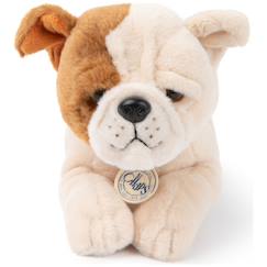 Jouet-Peluche chien pour bébé bertha le bulldog américain - 20 cm