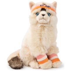Jouet-Peluche bébé dolly le chat ragdoll - 32 cm