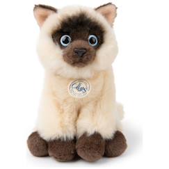 Jouet-Peluche bébé eddie le chat siamois - 17cm
