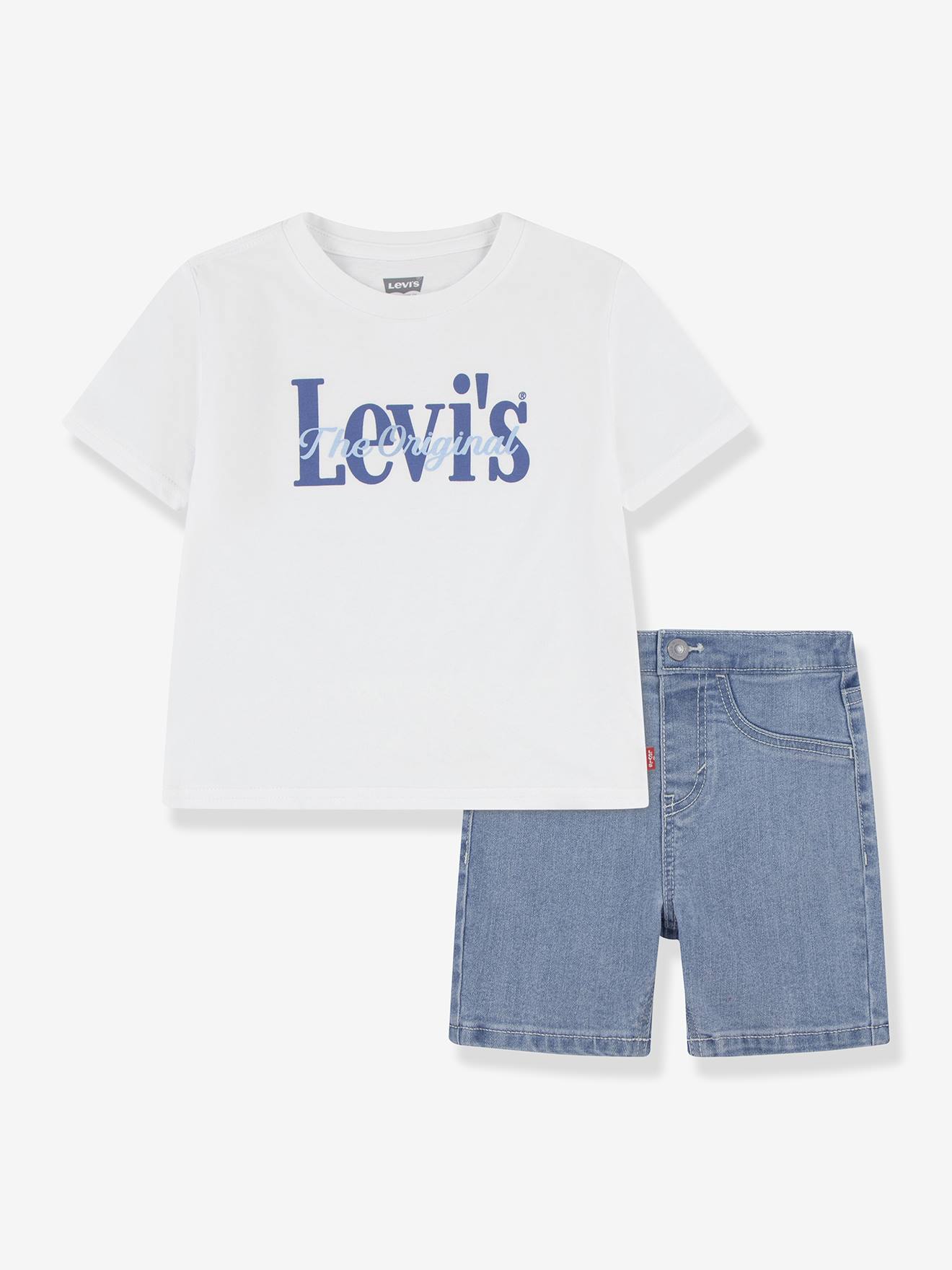 Ensemble short t-shirt Levi's blanc Ensemble short t-shirt Levi's blanc