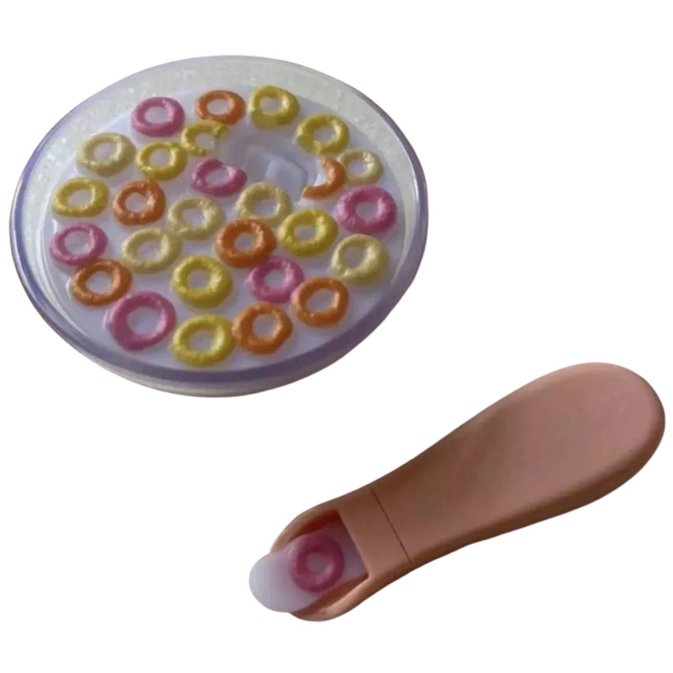 Bol Pour Poupée Blanc, Jaune, Rose (Tiny Harlow) - Image 1