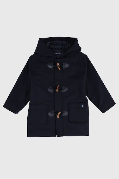 Garçon-Duffle-coat en drap de laine enfant