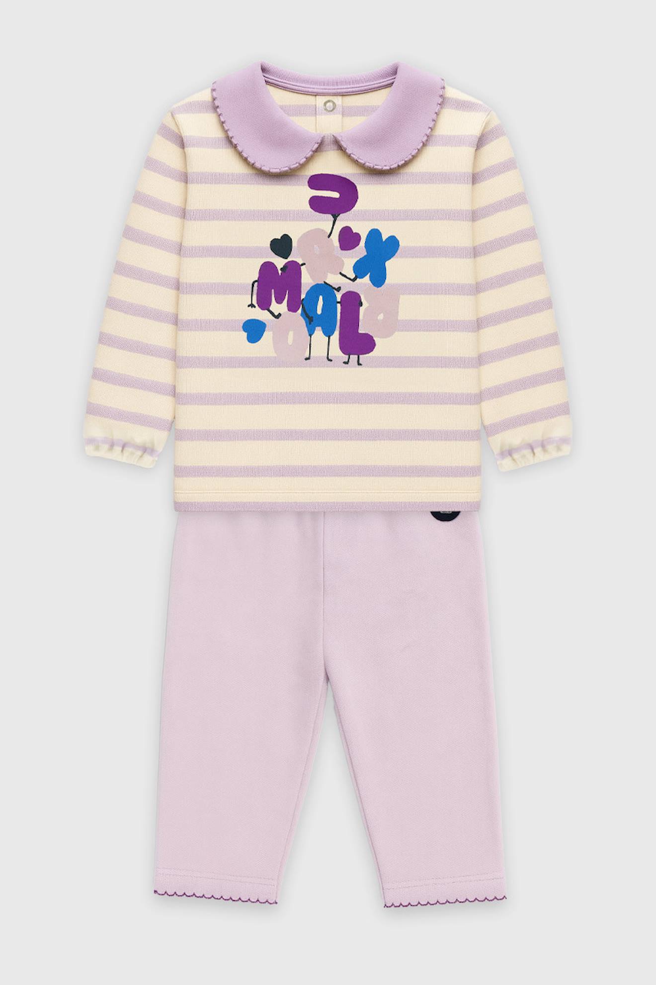 Pyjama Bébé - Coton Nature/romolo