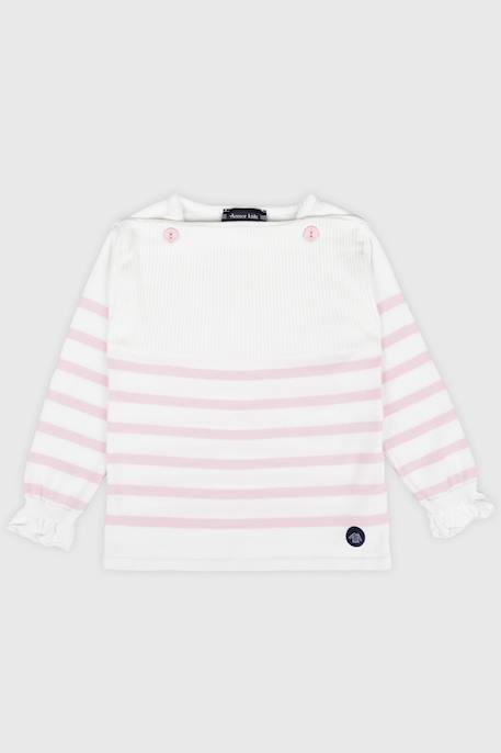Garçon-Pull, gilet, sweat-Pull-Pull rayé en coton enfant