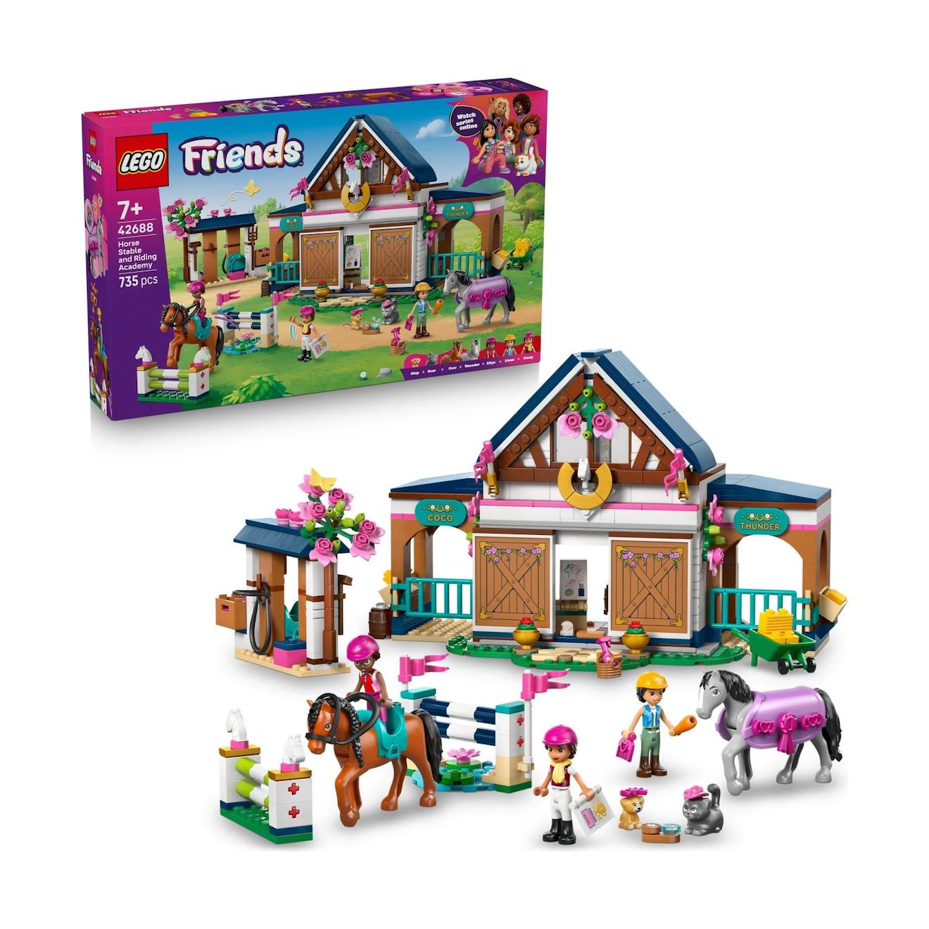 Friends L'écurie Et L'école D'équitation 42688 Multicolore