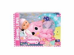Jouet-Poupon bambolina bonne nuit - parle : 50 mots + doudou cœur phosphorescent