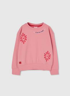 -Sweat-shirt fille en coton