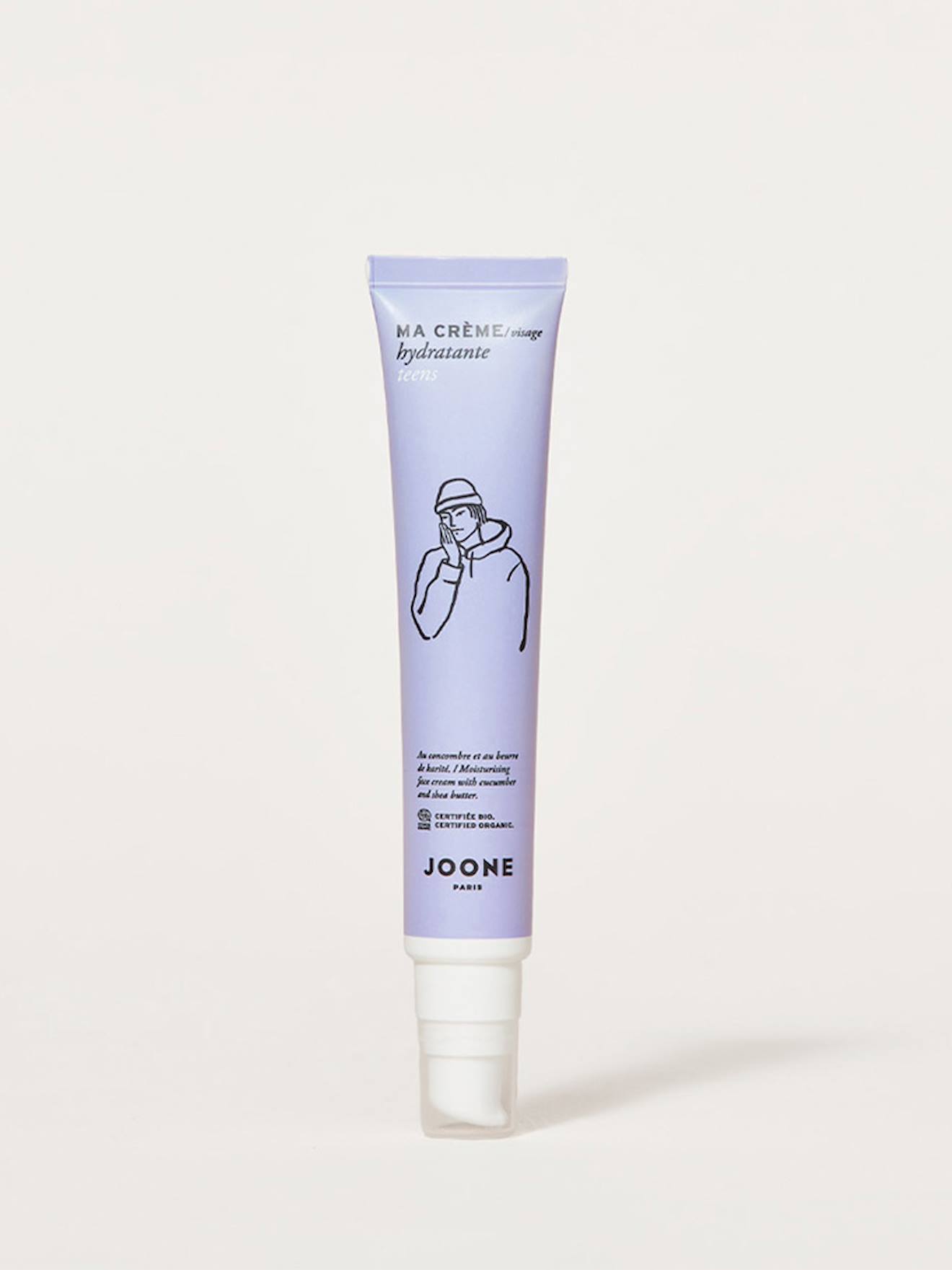 Crème Hydratante Visage Ado Certifiée Bio Blanc