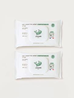 Puériculture-Lingettes à l'eau compostables à domicile