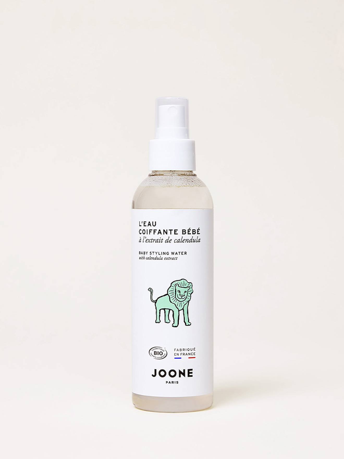 Eau Coiffante Certifiée Bio Transparent (Joone Paris) - Couverture